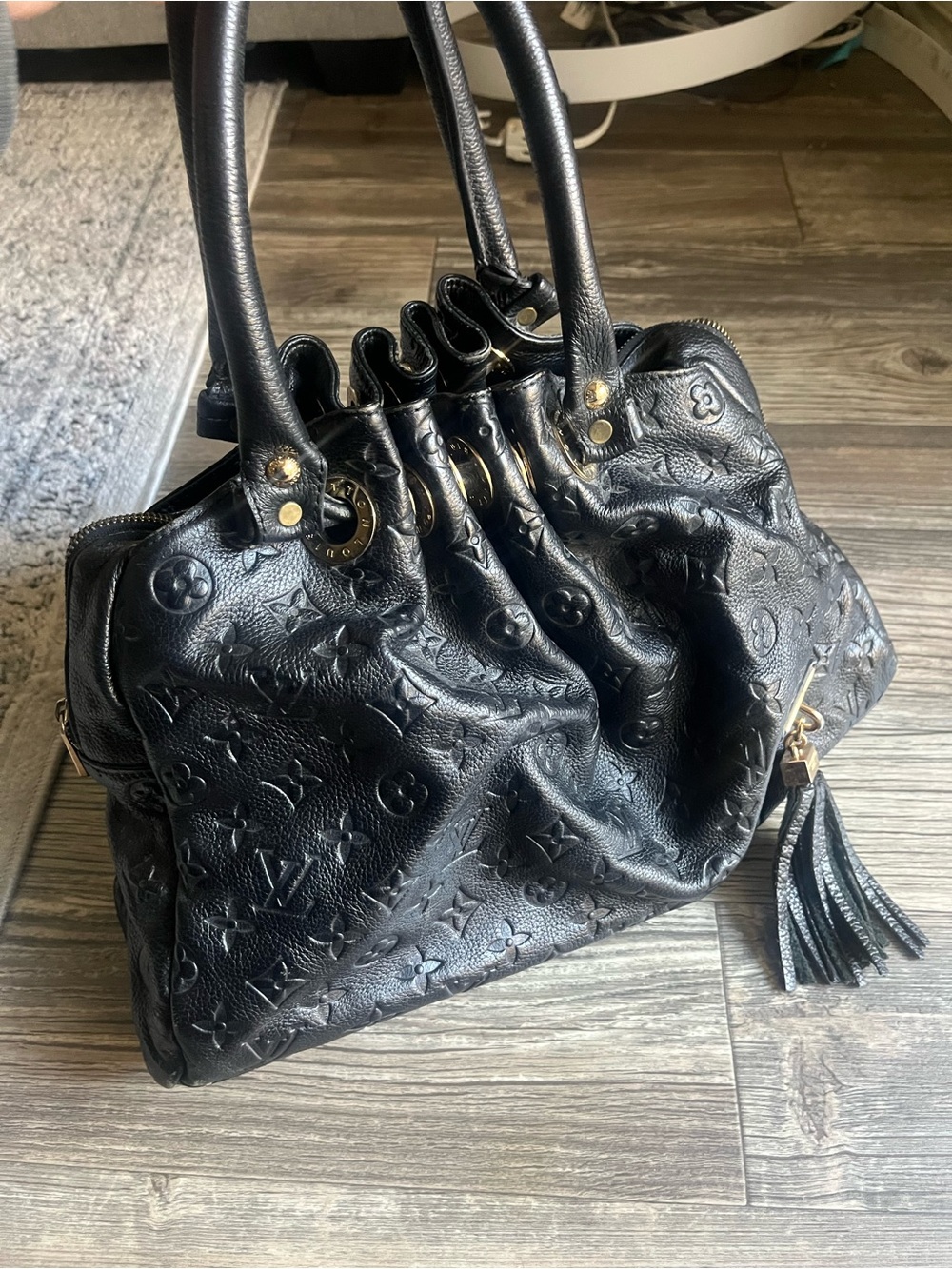Louis Vuitton Monogram Empreinte Leather Mazarine Bag